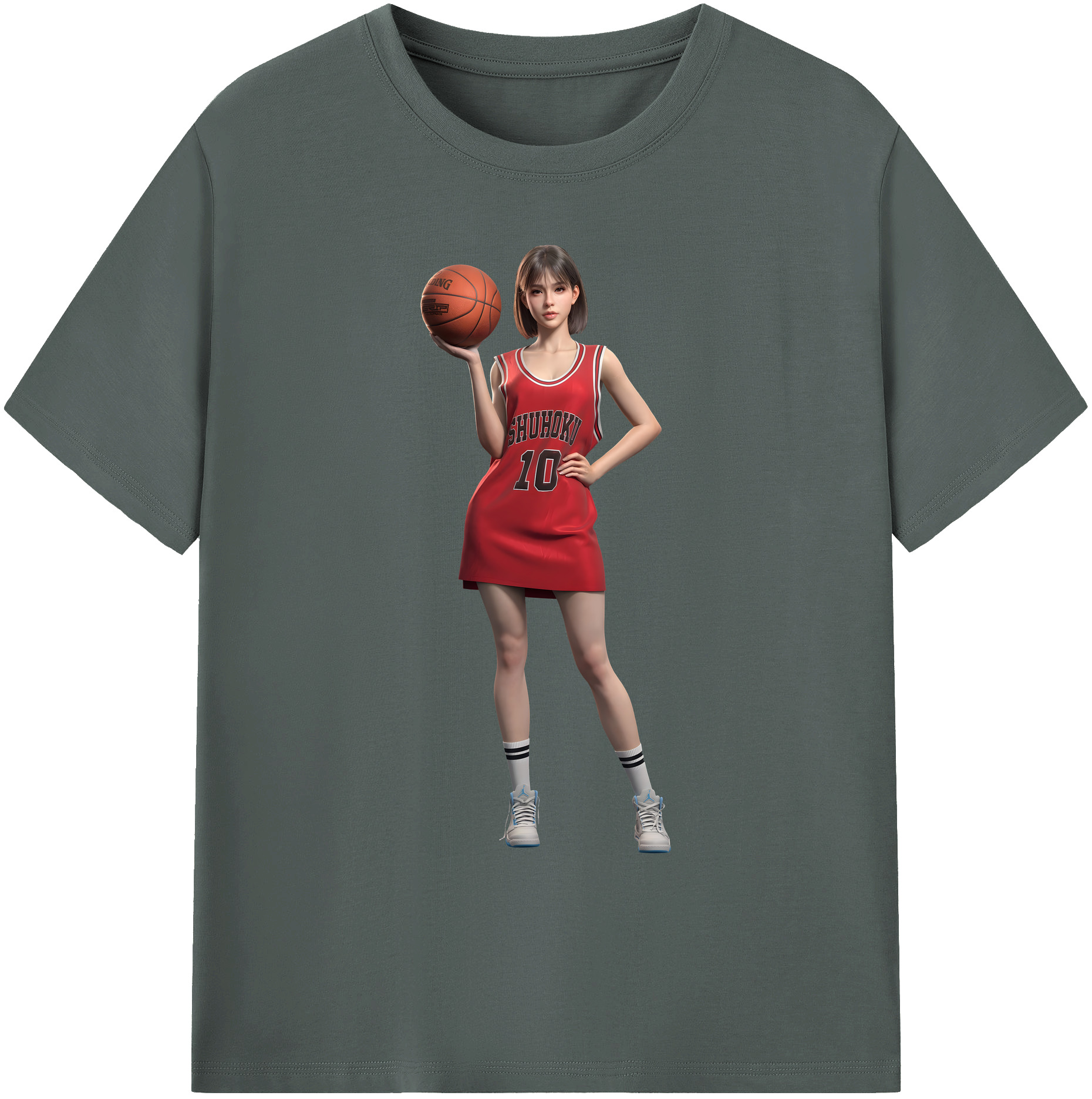 （画像用） SLAM DUNK／スラムダンク 綿100％ メンズ半袖Tシャツ｜肌触りやわらか＆通気性